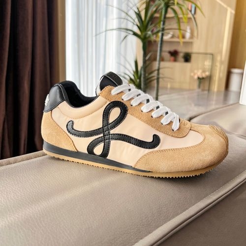 Loewe Color-block Cowhide Suede Casual Shoes