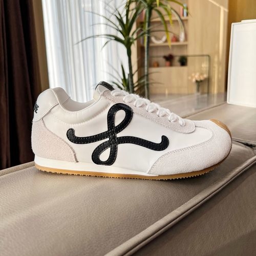 Loewe Color-block Cowhide Suede Casual Shoes