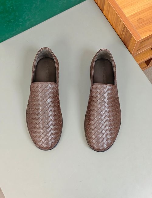 Bottega Veneta BV Handwoven Leather Slip-on Loafers