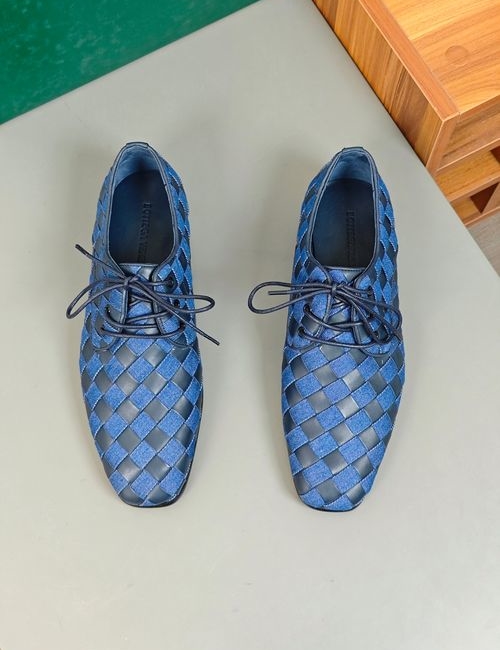 Bottega Veneta BV Woven Leather Loafers With Leather Sole