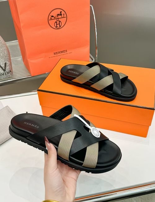 Hermes Kazimir Sandals Cross-strap Anti-slip Beach