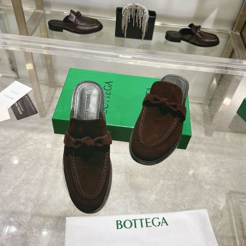 Bottega Veneta BV Woven Lace Up Flat Shoes Leather Outsole