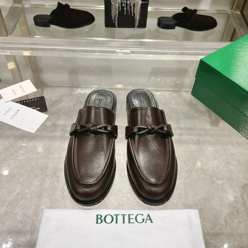 Bottega Veneta BV Woven Lace Up Flat Shoes Leather Outsole