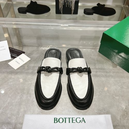 Bottega Veneta BV Woven Lace Up Flat Shoes Leather Outsole