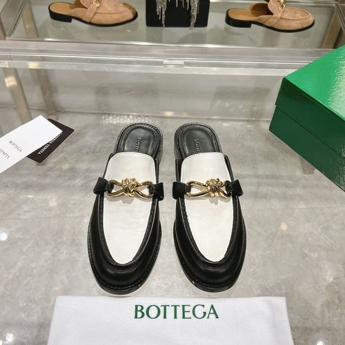 Bottega Veneta BV Woven Lace Up Flat Shoes Leather Outsole