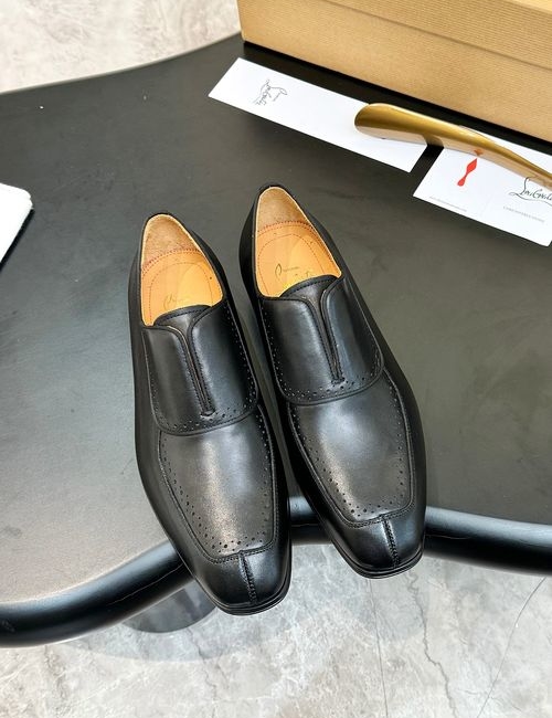Christian Louboutin Casual Loafer Shoes With Red Sole