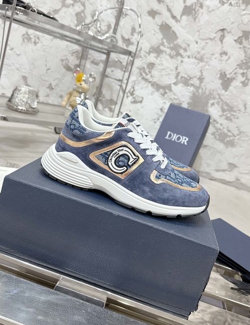 Christian Dior CD B30 Dad Shoes Leather Mesh Sneakers