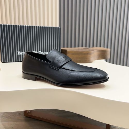 Zegna Suede Nappa Leather Loafers