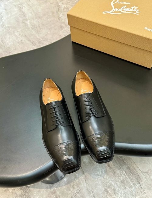 Christian Louboutin Red Sole Cow Leather Loafers