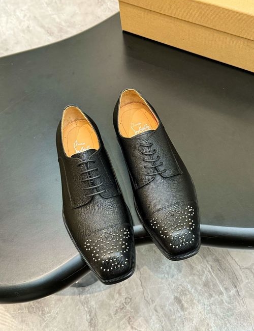 Christian Louboutin Red Sole Cow Leather Loafers