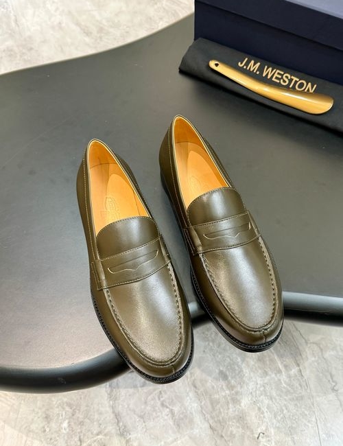 J.M.Weston Leather Derby Casual Comfortable Shoes