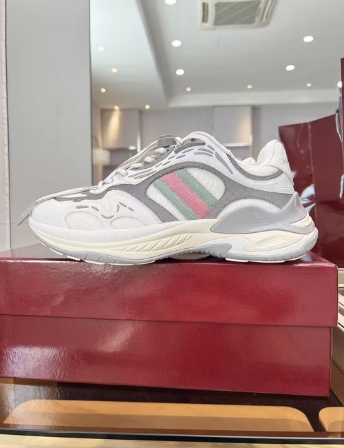 Gucci Striped Webbing Sneakers