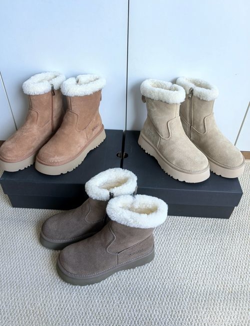 UGG Curly Shearling Lined Vintage Furry Boots