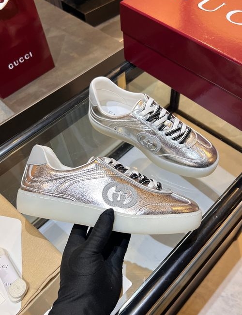 Gucci Cowhide Retro Casual Sports Shoes
