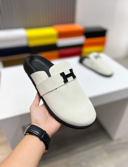 Hermes Electric Cowhide Suede Sandals