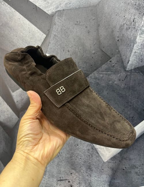 Balenciaga Palermo BB Suede Loafers