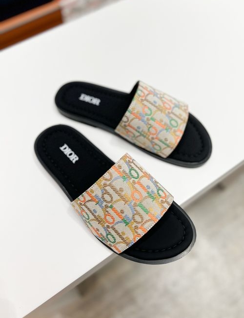 Christian Dior CD Brand Totem Fabric Casual Sandals