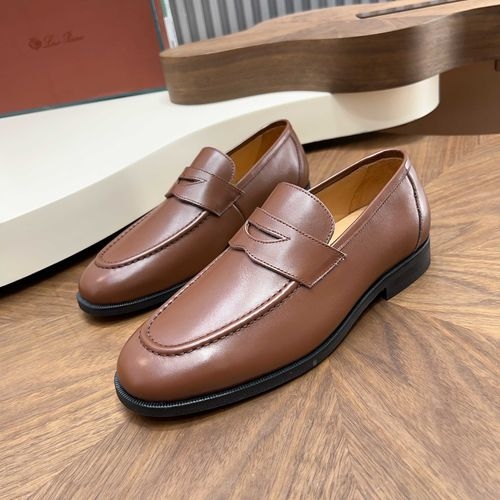 Loro Piana LP Classic Penny Loafers Soft Cow Leather Upper