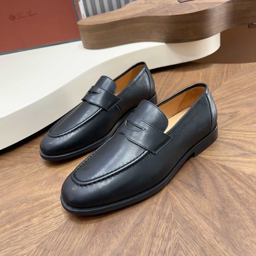 Loro Piana LP Classic Penny Loafers Soft Cow Leather Upper