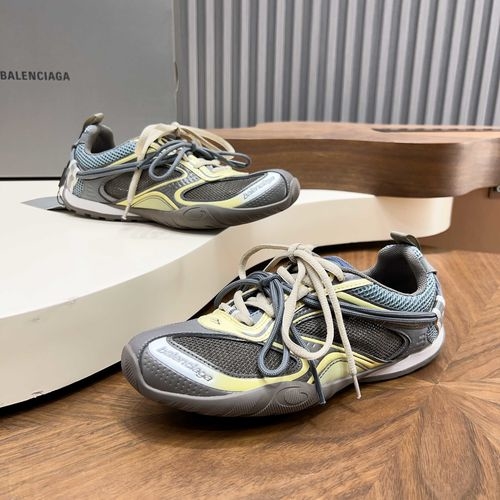 Balenciaga Radar Vintage Distressed Mesh Sneakers