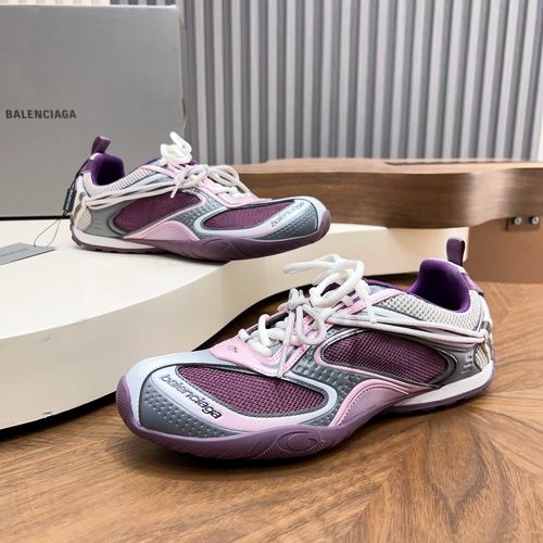 Balenciaga Radar Vintage Distressed Mesh Sneakers
