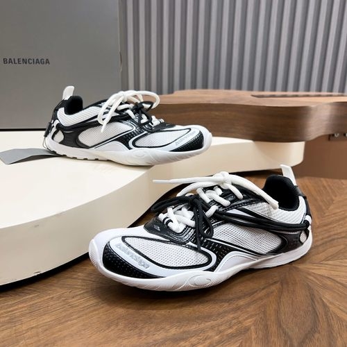 Balenciaga Radar Vintage Distressed Mesh Sneakers
