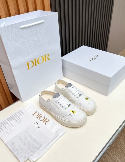 Christian Dior CD Embroidered Fabric Casual Shoes