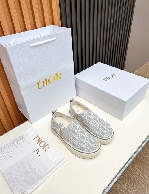 Christian Dior CD Embroidered Fabric Casual Shoes