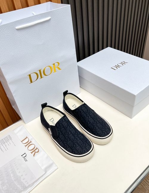 Christian Dior CD Embroidered Fabric Casual Shoes