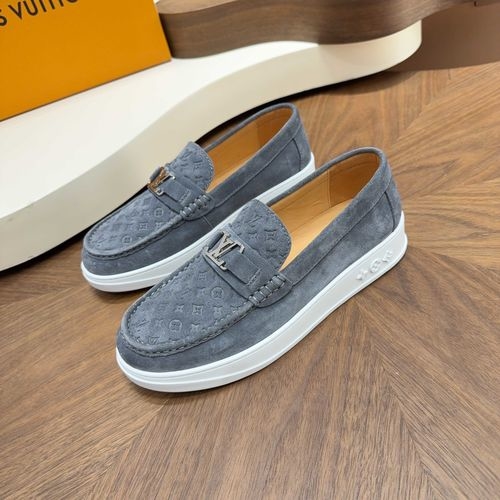 Lougou Premium Top-grain Cowhide Casual Sneakers