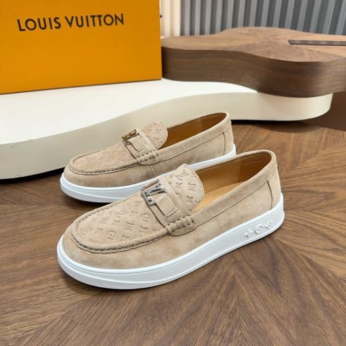 Lougou Premium Top-grain Cowhide Casual Sneakers