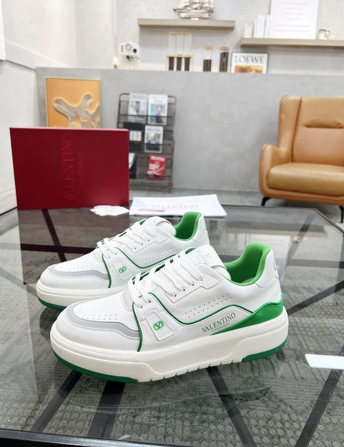 Valentino Premium Stitched Leather Casual Sneakers