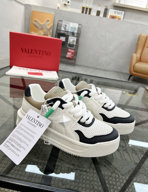 Valentino Stitching Craft Sneakers
