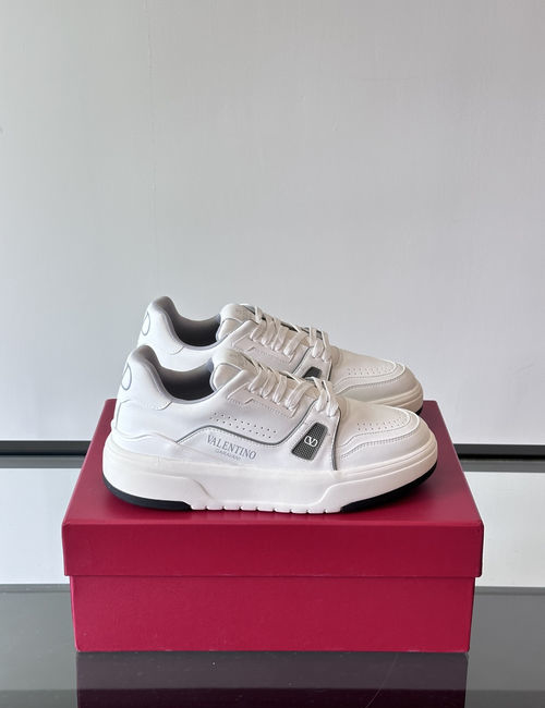 Valentino Quilted Chunky Platform Casual Sneakers