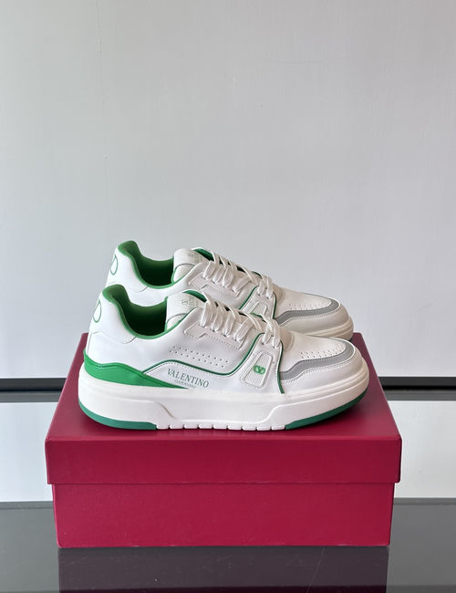 Valentino Quilted Chunky Platform Casual Sneakers
