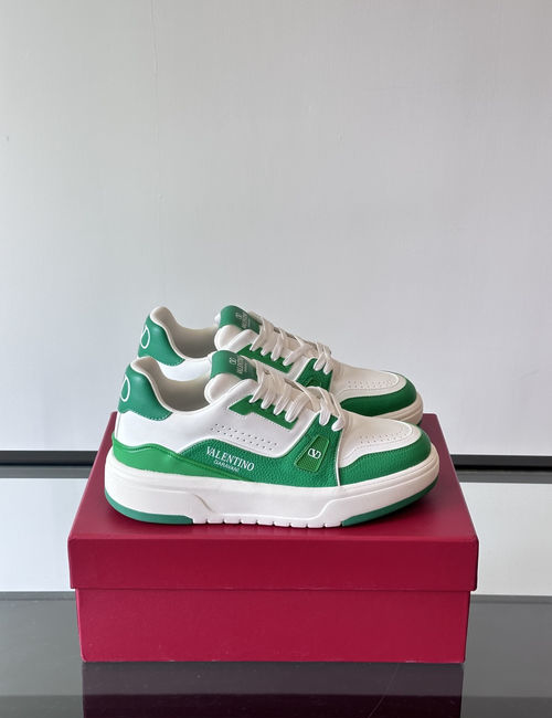 Valentino Quilted Chunky Platform Casual Sneakers