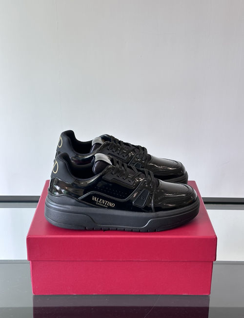 Valentino Quilted Chunky Platform Casual Sneakers