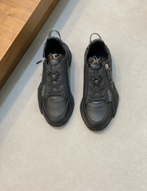 Fendi Flow Casual Shoes Leather Eva Sole