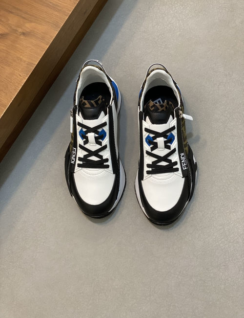 Fendi Flow Casual Shoes Leather Eva Sole