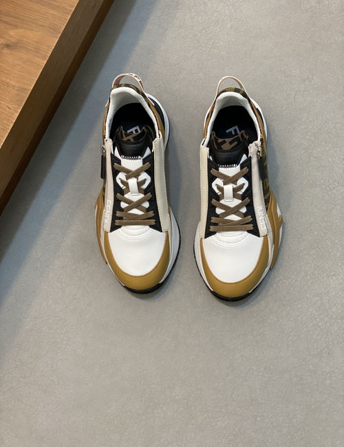 Fendi Flow Casual Shoes Leather Eva Sole