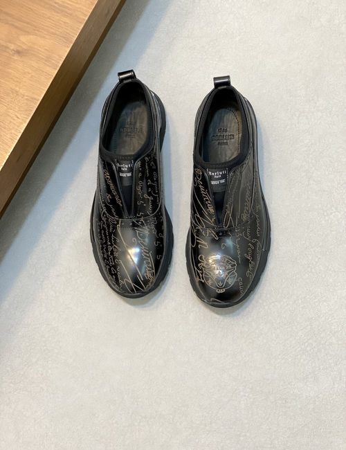 Berluti Hand-rubbed Cowhide Leather Casual Shoes