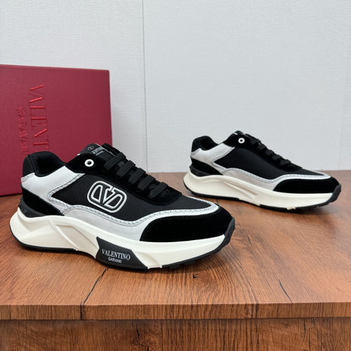 Valentino FREEDOTS Series Black White Sneakers