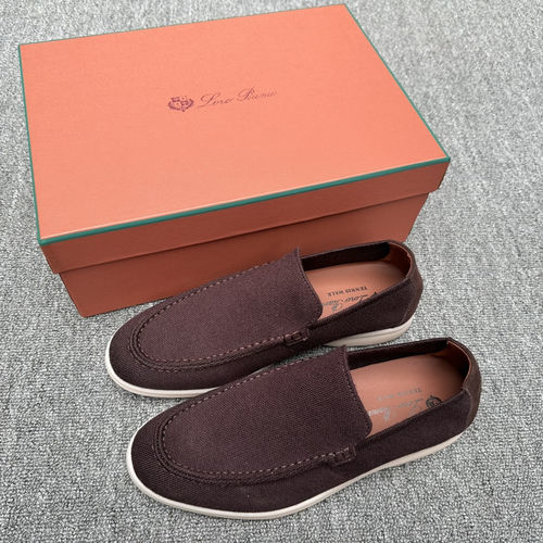 Loro Piana LP Wish Wool Blend Knit Moccasin Sneakers