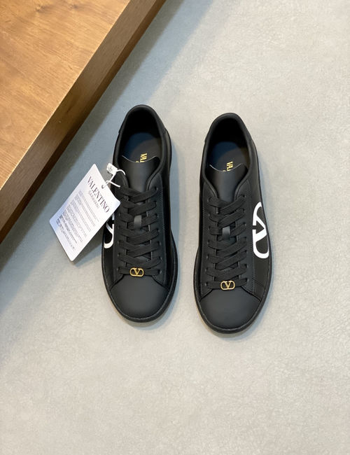 Valentino Nappa Leather Upper Casual Skate Shoes