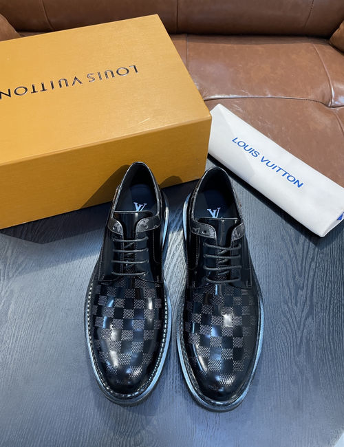 Louis Vuitton LV High-Quality Leather Shoes With Fine Workmanship