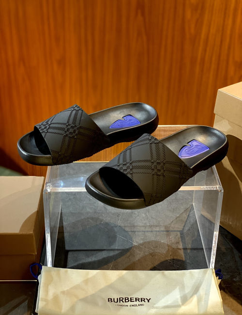 Burberry Plaid Printed Casual Comfortable Slippers