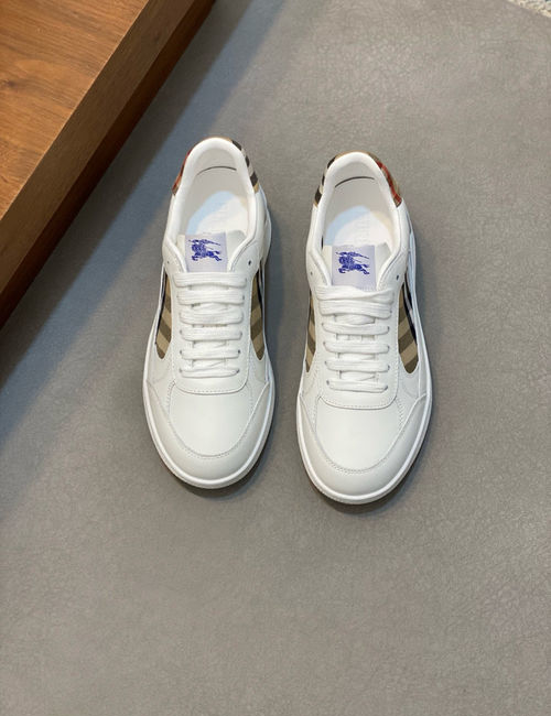 Burberry Check Terrace Casual Sneakers With EKD Detail