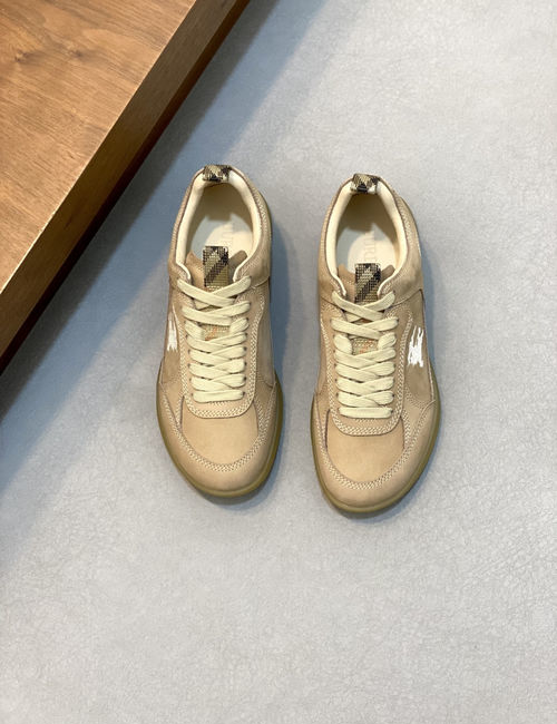 Burberry New Equestrian Knight Pattern Sneakers With Comfort Sole