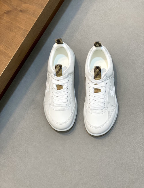 Burberry New Equestrian Knight Pattern Sneakers With Comfort Sole
