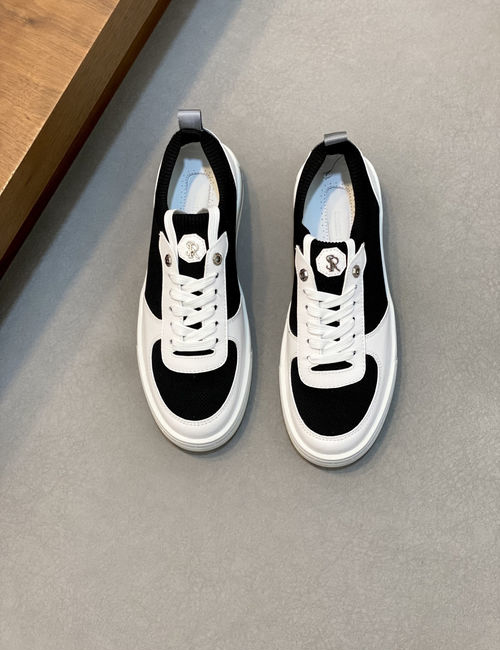 Stefano Ricci Retro Premium Leather Casual Sneakers
